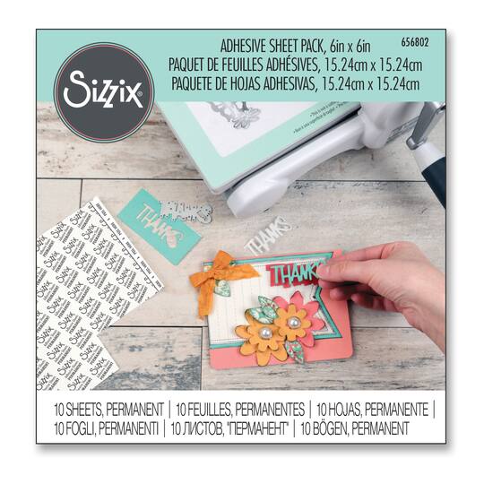 Find The Sizzix Adhesive Sheet Pack Permanent At Michaels